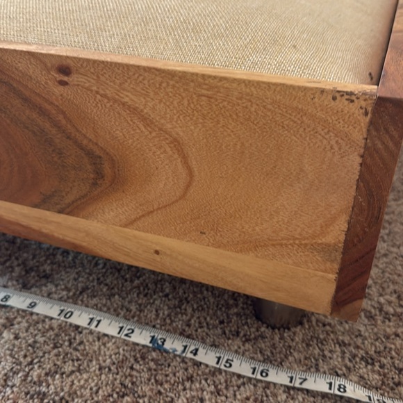 Wooden Pet Bed with Cream Cushion - Picture 10 of 13